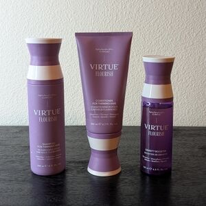 Virtue Flourish Hair Growth Treatment, Conditioner and Shampoo SET 🧴